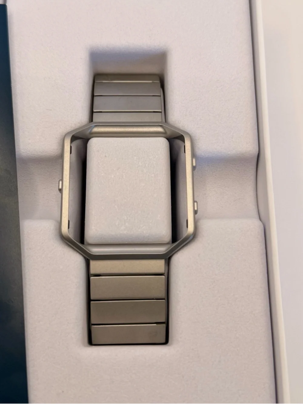 Fitbit‎ Blaze OEM Stainless Steel Accessory Band - Silver, New